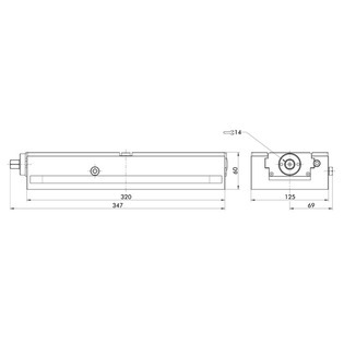 Etau de fraisage double ksc-d 125-320